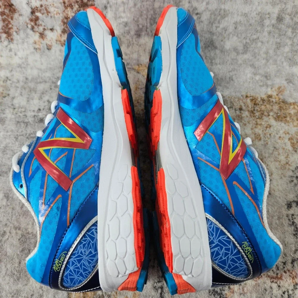 New Balance Fresh Foam 1080v4‎ Running Shoes Womens 8.5 B Blue Orange W1080BW4 - Picture 9 of 15